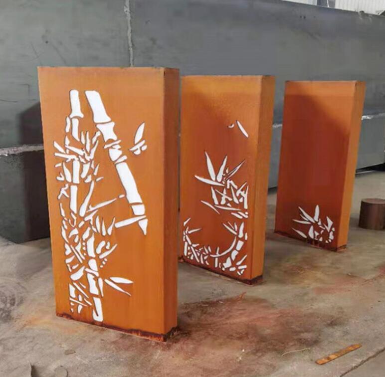 北票锈钢板灯箱