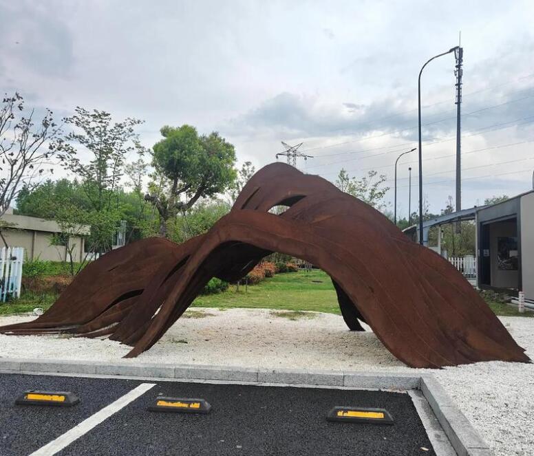 北票耐候钢板造型